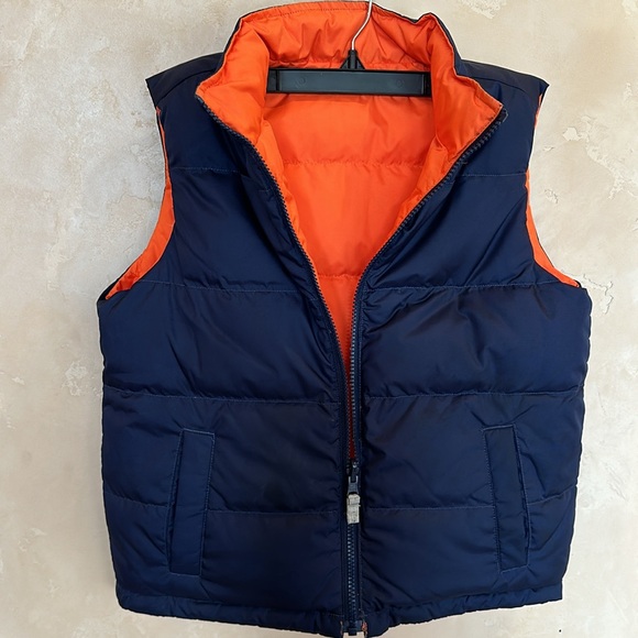 Hanna Andersson reversible down vest size 130 (8) - Picture 2 of 6